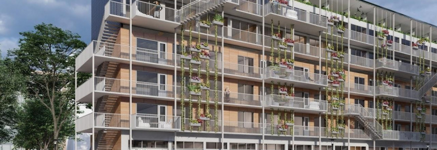 Delftse TU studenten ontwerpen duurzame oplossing voor verouderde portiekflats