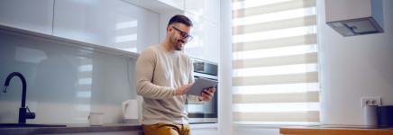 Energie-efficiënte en intelligente aansturing raambekleding met KNX